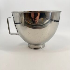 KitchenAid 4.5 Qt Stainless Steel Mixing Bowl with Handle K45 Tilt-Head Mixer